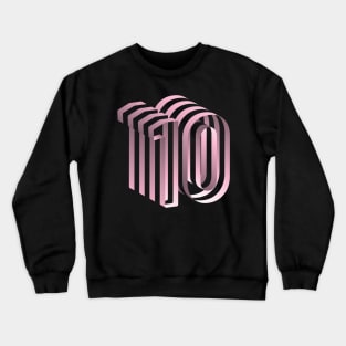 Jersey 10 - all pink version Crewneck Sweatshirt